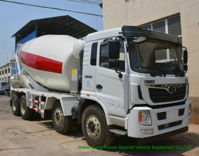HOMAN 8x4 12 Cubic Concrete Agitator Truck , Concrete Mixing
