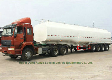 China Carbon Steel Fuel Tank Semi Trailer 4 Axle for oil, diesel, gasoline, kerosene 55000 Liters supplier