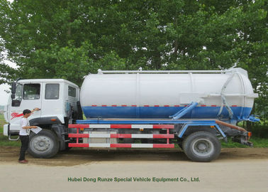 China 12000L Sewage Sucking Truck With Vacuum Pump , Sewer Cleaning Truck supplier