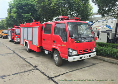 China ISUZU NKR 600P Water Tank Fire Fighting Truck With Fire Pump 3000Liters supplier
