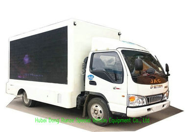 China JAC Mobile LED Advertising Truck With Foldable Stage And Screen Lifting System 3840 x 1760mm supplier