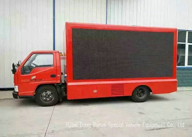 China JMC P10 Full Color LED Billboard Truck With 15KW OUMA Super Silent Generator supplier
