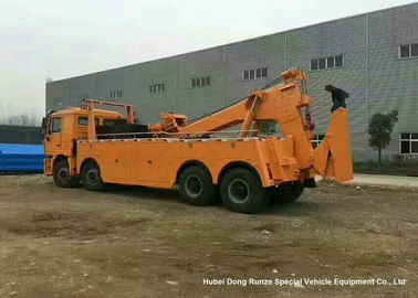 China SHACMAN F3000 8x4 Heavy Duty Tow Truck Wrecker 31 Ton For Road Recovery supplier