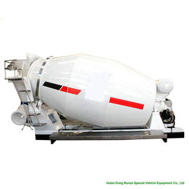 China Compact Custom Truck Bodies 6 - 8m3 Concrete Mixer Truck Body With Italy Mixing Pump supplier