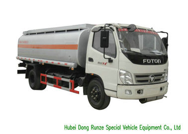 China FOTON 7000L Fuel Oil Tanker Truck For Petroleum Oil / Gasoline / Petrol Transport supplier