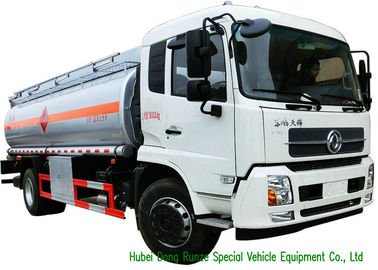 China Large Capacity Oil Tanker Truck , Fuel Delivery Tankers With DFA Chassis supplier