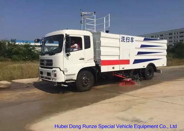 China Kingrun Broom Road Sweeper Truck With Brushes And High Pressure Water 8CBM supplier