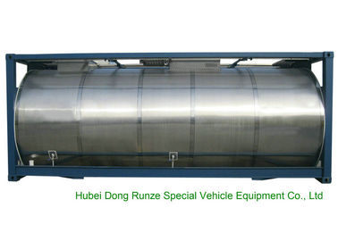 China 316 Stainless Steel ISO Tank Container 20 FT For Wine / Fruit Juices / Vegetable Oils supplier