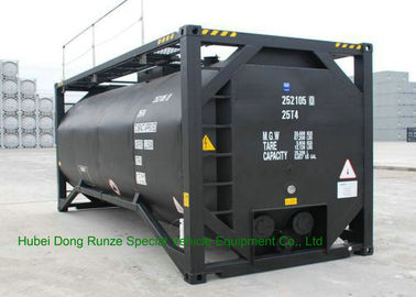 China UN T3 Heating 20 Foot ISO Tank Container For Bitumen / Crude Oil / Low Hazardous Liquids supplier