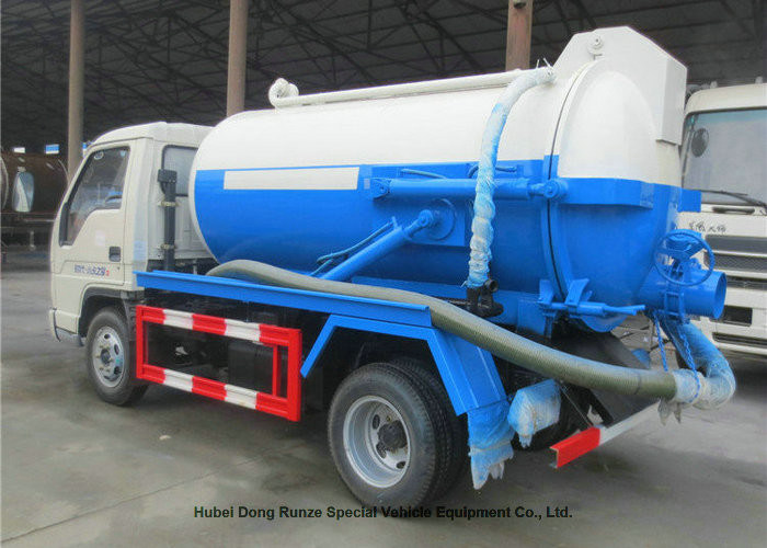Forland 5 CBM Septic Vacuum Trucks / Sewage Waste Truck For Transportation