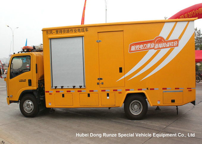 ISUZU Mobile Generator Truck For Emergency Power Supply 200kw 50hz 3