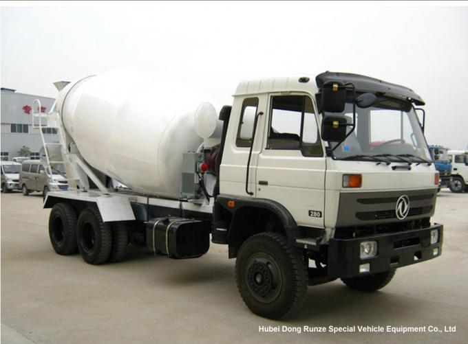 DFAC 6x4 Small Concrete Mixer Truck 8 Cbm , Moblie Concrete Batch Truck