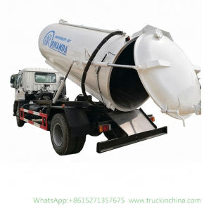 I-S-U-Z-U Vacuum Truck Cesspit Emptier -10000 Liters (Septic Tank) Rwanda