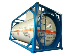 ISO Liquid Chlorine Tank Containers 20FT 21, 670 Liters (27Ton) Class 8 Cl2 UN1791 Hydro Test Pressure 1.95MPa