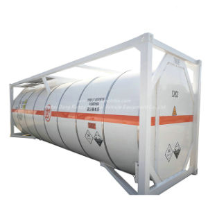 T6, T10, T14, Anhydrous Hydrogen Fluoride ISO Tank Container 20FT/30FT for Road Transport Un1052 Ahf 32K2