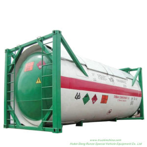 20FT ISO LPG Tank Container for Liquid Propane, Cooking Gas, Dem, Isobutane 24kl  -40kl Custermizing Container Trailer Mounted   