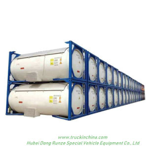 T75 ISO Tank Container  Cryogenic for Liquid LNG, Oxygen, Nitrogen, Argon, 20FT Container Portable