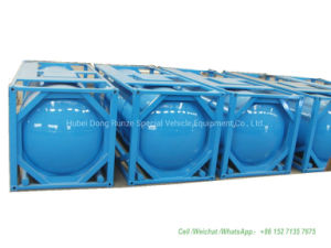 ISO Tank Container 20FT for Wast Water (Carbon Steel/Lined PE /Stainless Steel SS304 Transport Sewage Wast Water, Wast Oil, Wast chemical liquid)