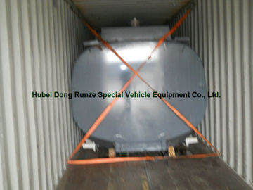 China High Strength 17500L Hcl Cargo Hydrochloric Acid Tank For Chemical Truck Body supplier