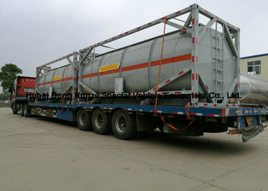China 20ft Hydrochloric acid, Sodium hypochlorite Tank Containers Steel Lined PE 16mm supplier
