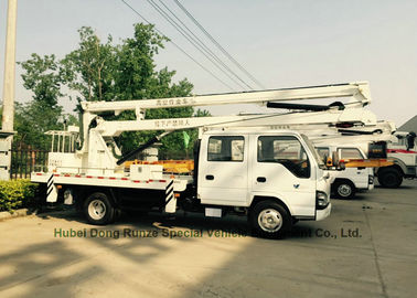 China ISUZU Aerial Platform Truck 14m -16m 360 Degree Turning To Left / Right Side supplier