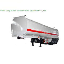 China Carbon Steel Diesel Tank Semi Trailer , 45000 L Gasoline Tank Trailer For Transport supplier