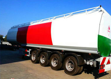 China 4 Axle 60K Liter Diesel Tank Semi Trailer With First Axle Lifting Aire Bag Spring supplier