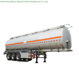 China 40 -44 Cbm 3 Axle Stainless Steel Tanker Semi Trailer  40KL - 44K Liter supplier