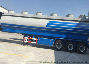 China  Tri Axle Oil Fuel Petrol Diesel Tank Semi Trailer  5 Compartments  45m3 For African supplier