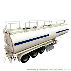 China  Tri Axl Crude  Oil Fuel Petrol Oil Tank Semi Trailer  45m3 Fuel Tank Carrier supplier