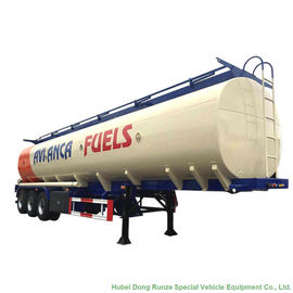 China Carbon Steel Oil Transport Tank Trailer Tri Axle Heavy Capacity 30000L-45000L supplier