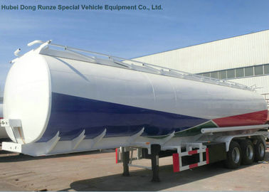 China Liquid Flammable Petroleum Road Transport Tanker Trailer 3 Axles For Diesel Gasoline ,Oil , Kerosene 44CBM supplier
