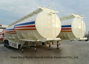 China Liquid Flammable Gasoline Tanker  Semi Trailer 3 Axles For Diesel ,Oil , Kerosene 45000Liters Transport supplier