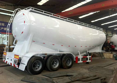 China Bulk Cement Tank Semi Trailer For Transportation , Tanker Truck Trailer 40cbm Capaciy supplier