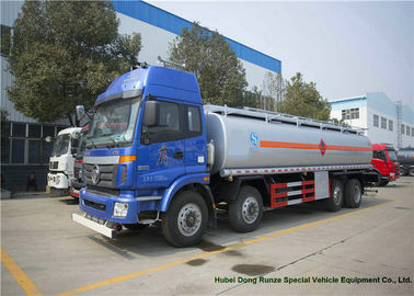 China Foton Auman 8x2 Fuel Oil Truck For Diesel Oil Road Transport 27000 - 30000L supplier