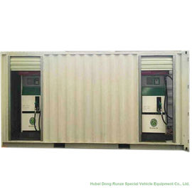 China ISO Standard Mobile Gasoline Station Tank Container 20 FT 10000 -20000 Liters supplier