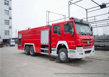 China Howo Heavy Duty Rescue Fire Truck With Fire Fighting Equipments Diesel Fuel Type supplier