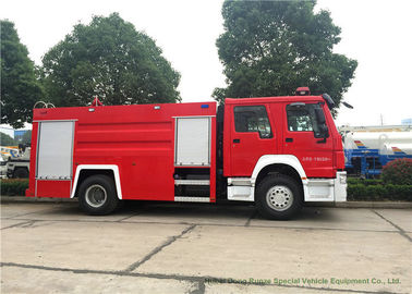 China Security Fire Fighting Truck With 5900 LWater tank and 2000 Liters Foam Tank supplier