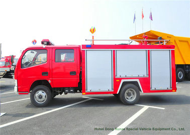 China Fast Rescue 4x2 95HP Water Tank Fire Fighting Truck , Light Duty Fire Tender Vehicle supplier