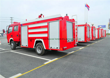 China Emergency Rescue Fire Fighting Truck With Fire Pump 4000Liters Water Tank supplier