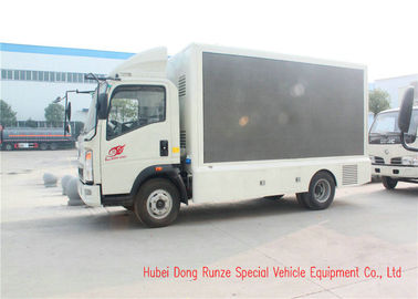 China HOWO Digital LED Billboard Truck , Mobile LED Screen Truck For Advertising supplier