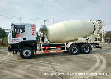 China IVECO Mobile Ready Mix Concrete Mixing Transport Trucks 6x4 Euro 5 supplier