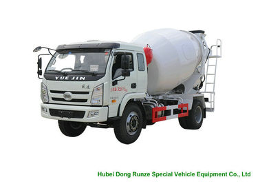China YUEJIN 5m3 Small Concrete Mixer Truck With Pump , 4x2 Mobile Mixer Truck supplier