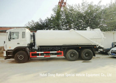 China JAC LHD  4x2 10 Wheeler Sewage Suction Tanker Truck With Vacuum Pump 16m3 supplier