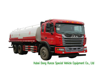 China JAC 6x4 Water Liquid Tank Truck With PTO Water Pump 20000 - 25000Litres supplier
