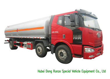 China FAW 18000L Liquid Tank Truck / Diesel Fuel Delivery Trucks With Dispenser supplier