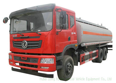 China DFAC 6 X 4 Fuel Delivery Truck / Mobile Fuel Bowser 22000L High Capacity supplier