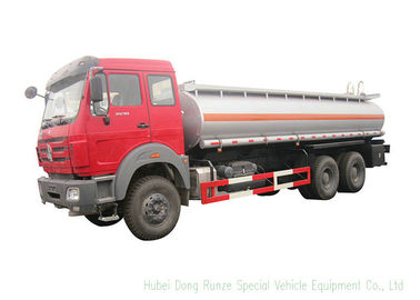 China 18000L 6x6 / 6x4 Offroad Liquid Tank Truck For Petroleum Oil / Gasoline / Petrol Transport supplier