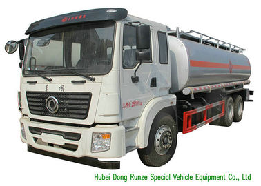 China DFAC 24000Liters Heavy Oil / Liquid Tank Truck , Mobile Diesel Fuel Bowser supplier