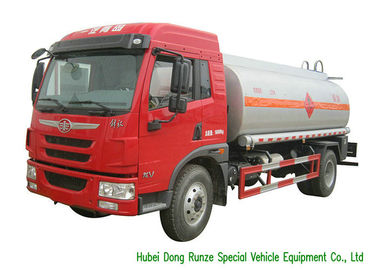 China FAW Gasoline Tanker Truck For Vehicle Refueling With PTO Fuel Pump And Dispenser supplier